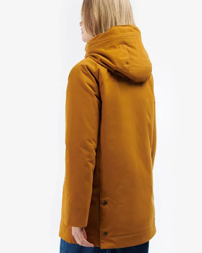 Barbourt Winter Beadnell Waterproof Coat in Dijon-8